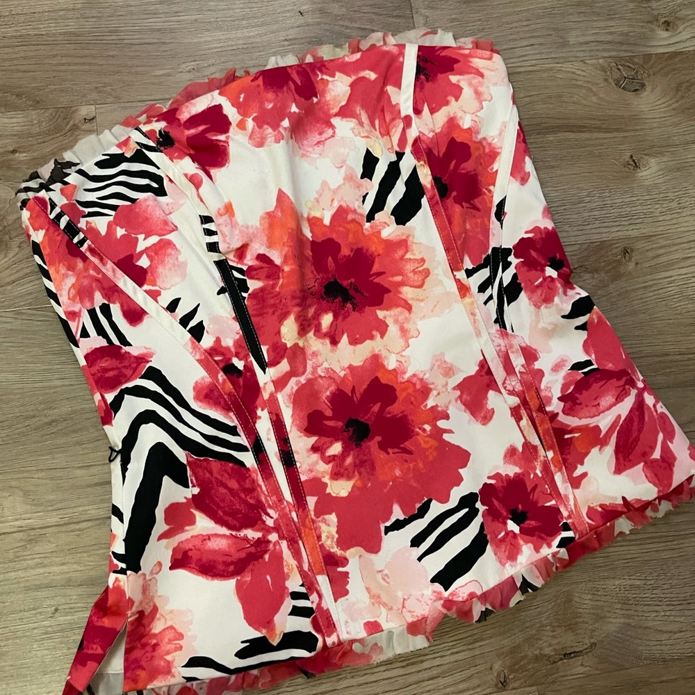 Floral Corset Top